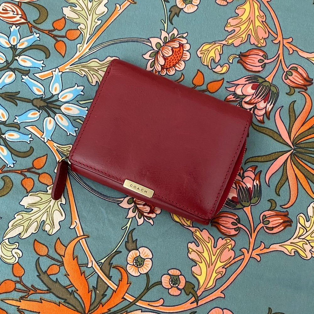 Vintage Coach Red Wallet